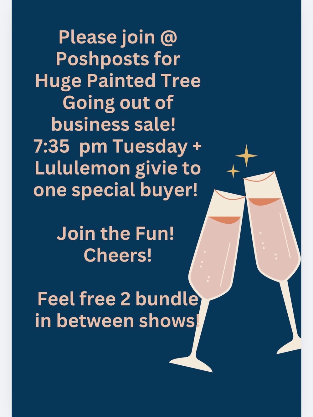 Live Notice!l Like this listing2be notified of lives!join the fun! All NWT!